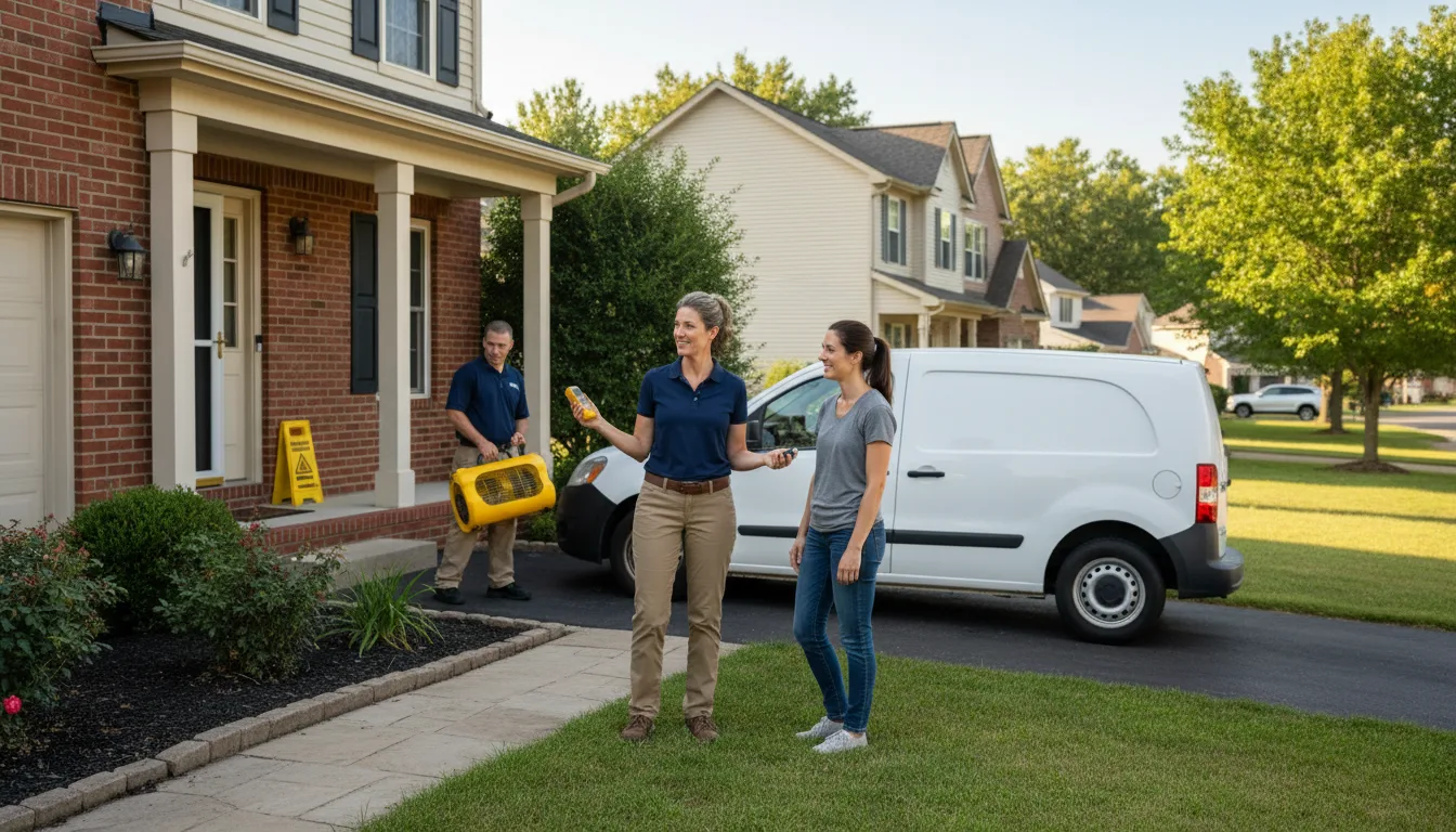 Water restoration image for Emergency Water Damage Restoration in Courtland, VA